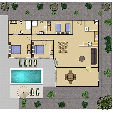 Playa Blanca Sleeps 6 Pool Wifi Vila